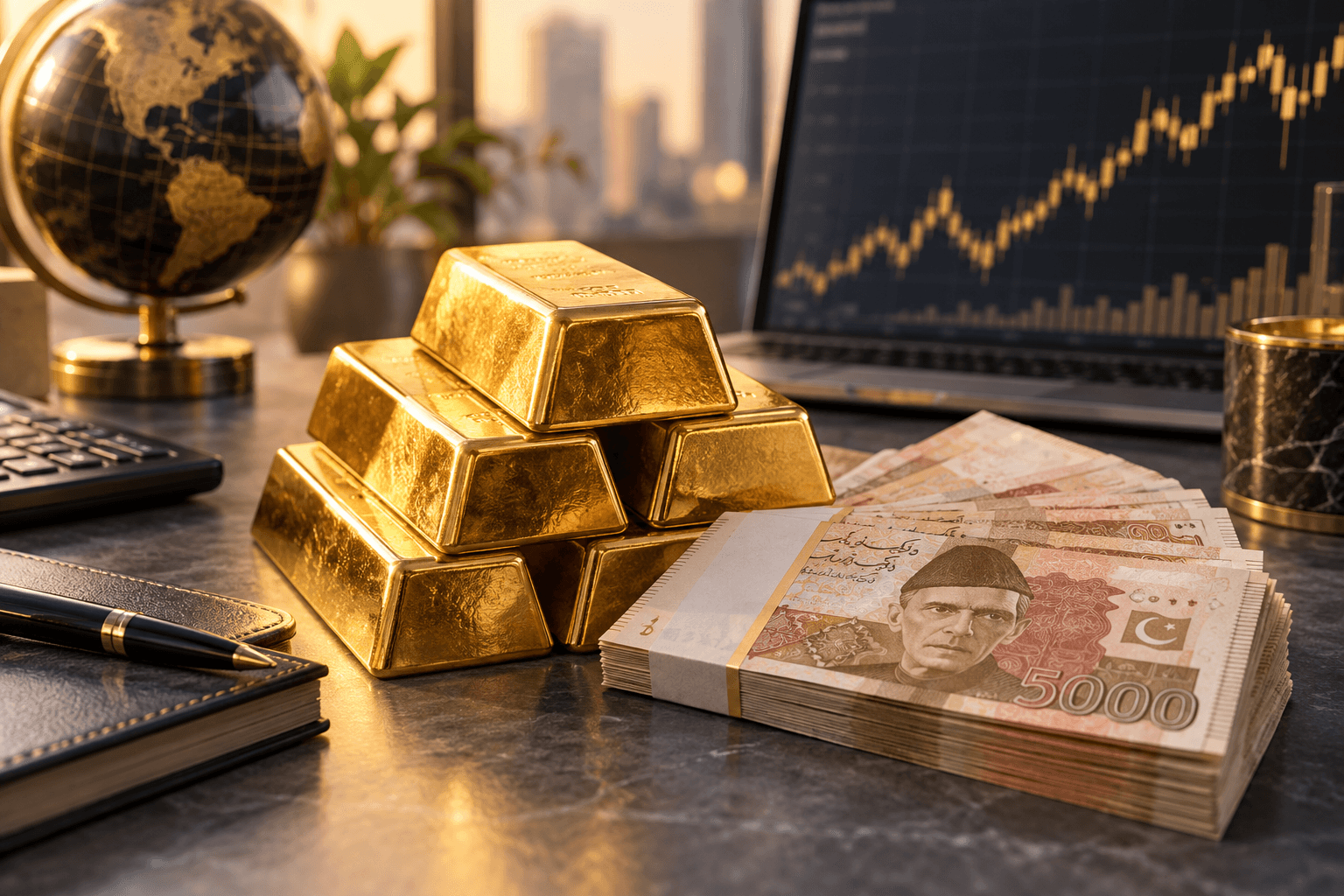 Gold Holds Near Record Highs - What That Means for PKR Shoppers